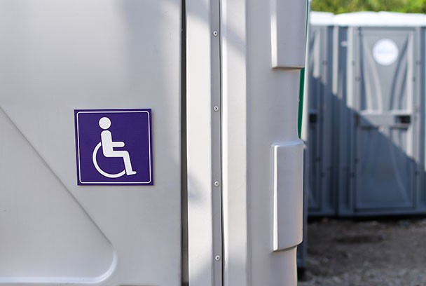 Accessible portable restroom
